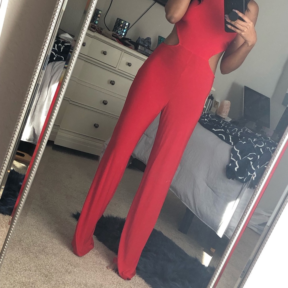 Red Jumpsuit - Picture 6 of 8